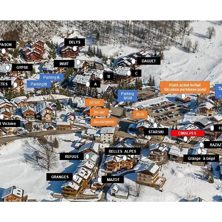 Duplex Moderne A Meribel : Aux Pieds, Piscine Et Inclus - Fr-1-566-55 Apartamento *